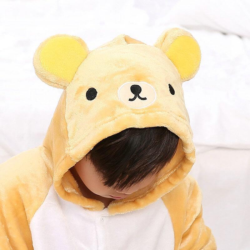 BuyKids Onesies Rilakkuma Bear Pajamas Animal Costume Kigurumi Now Cheaper With 3 - 5 Days Ship - PajamasBuy