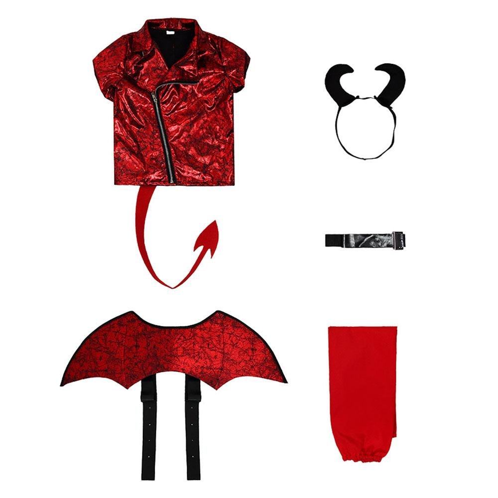 BuyKid's Punk Style Little Devil Costume Halloween Stage Cosplay Now Cheaper With 3 - 5 Days Ship - PajamasBuy