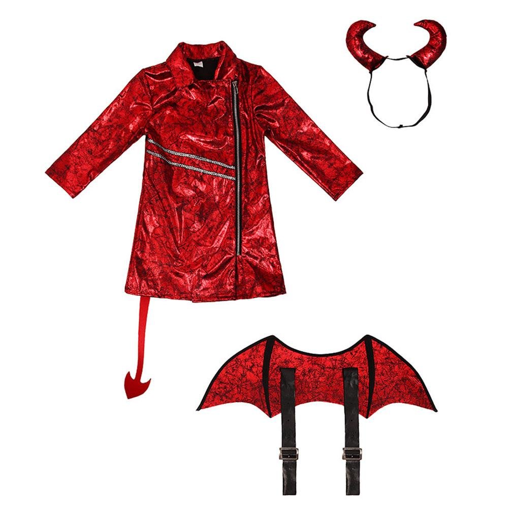 BuyKid's Punk Style Little Devil Costume Halloween Stage Cosplay Now Cheaper With 3 - 5 Days Ship - PajamasBuy