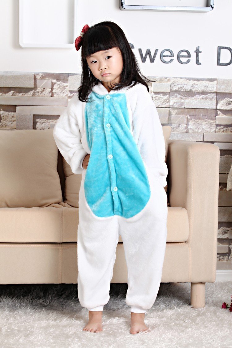 BuyKids Rabbit Bunny Onesies Pajamas Flannel Kigurumi Easter Costume Now Cheaper With 3 - 5 Days Ship - PajamasBuy