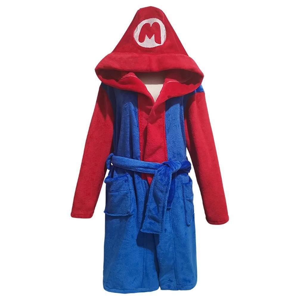 BuyKids Super Mario Kigurumi Robes Animal Pajamas Flannel Sleepwear For Adult Now Cheaper With 3 - 5 Days Ship - PajamasBuy