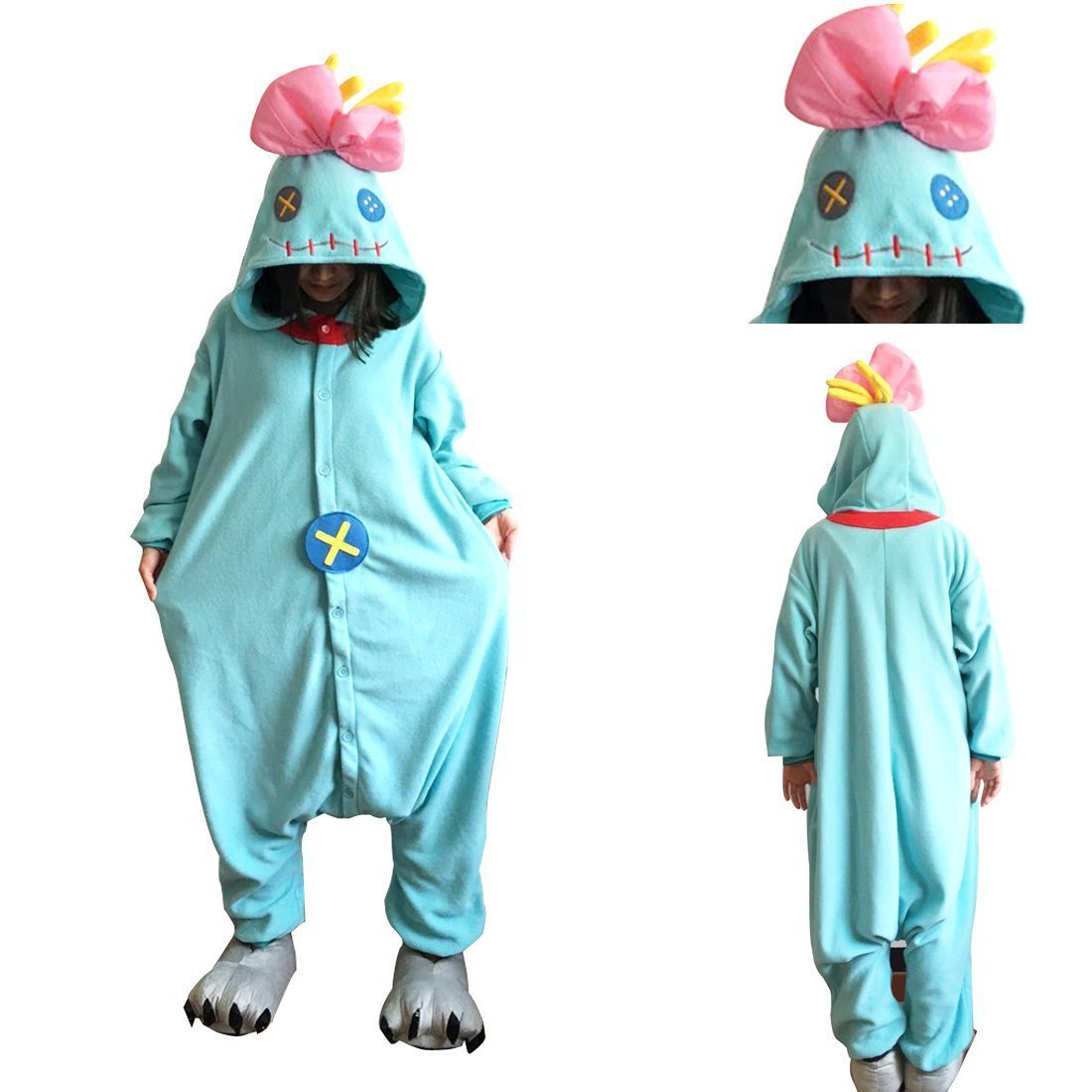 BuyLilo Stitch the Doll Scrump Kigurumi Onesies Pajamas cosplay costume Party Halloween Now Cheaper With 3 - 5 Days Ship - PajamasBuy