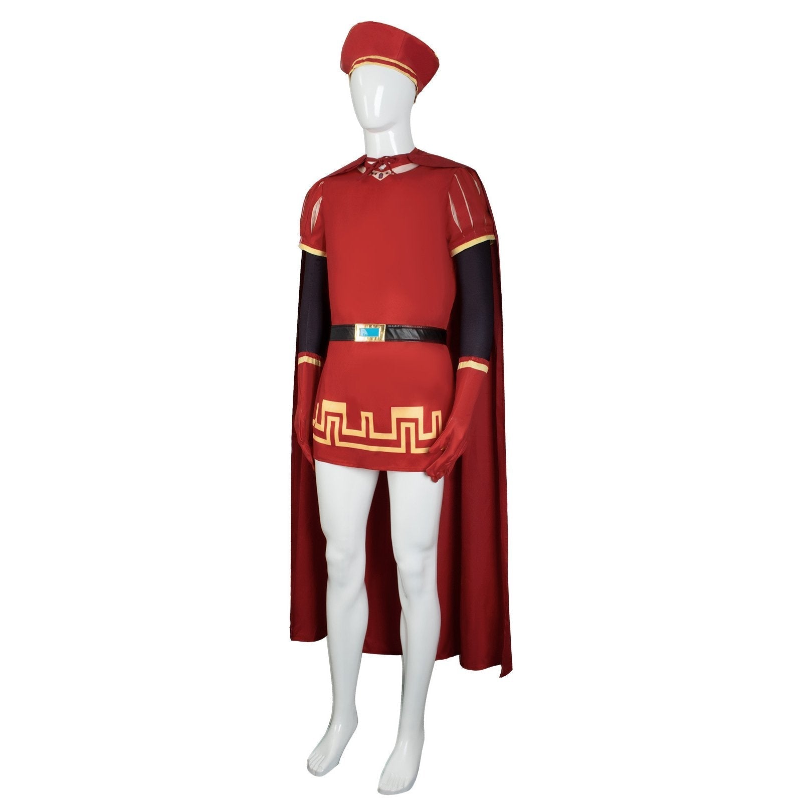 BuyLord Farquaad Halloween Cosplay Costume Shrek Red Robe Cape Now Cheaper With 3 - 5 Days Ship - PajamasBuy