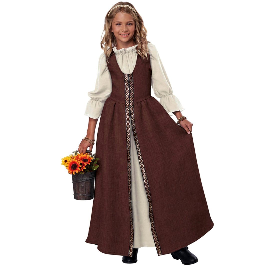 BuyMedieval Palace Dress Vintage Kids Party Halloween Cosplay Costumes Now Cheaper With 3 - 5 Days Ship - PajamasBuy