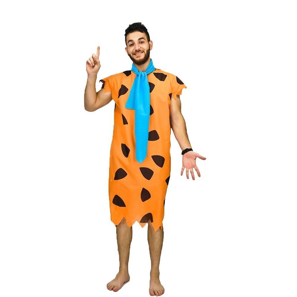 Men Wilma Flintstone Outfits Cosplay Costume Halloween Adults Kids - Pajamasbuy