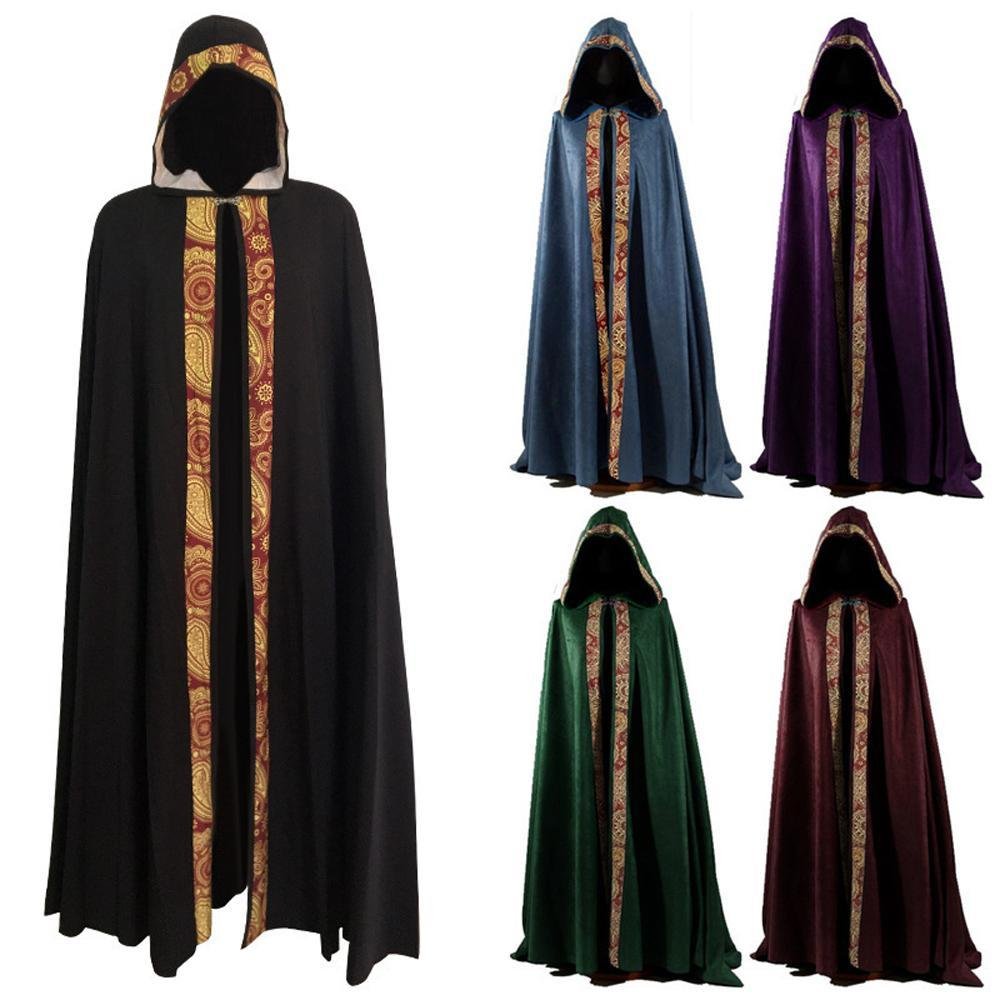 BuyMen's Long Cloak Medieval Church Clergy Loose Dress Cape Cosplay Costume Halloween Outfit Now Cheaper With 3 - 5 Days Ship - PajamasBuy