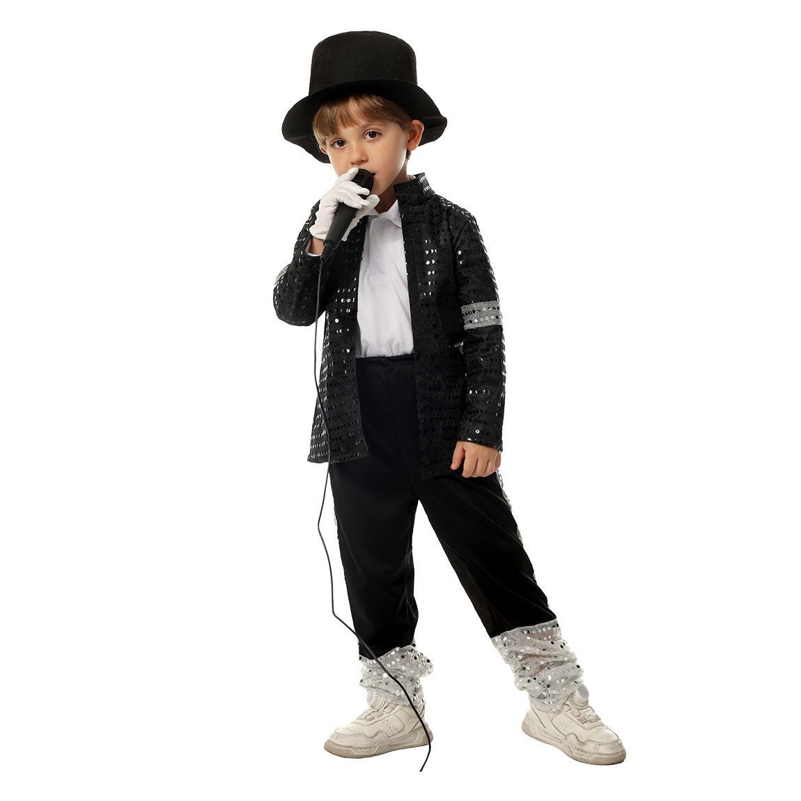 BuyMichael Jackson Kids Performance Costume Tap Dance MJ Imitation Outfit Now Cheaper With 3 - 5 Days Ship - PajamasBuy