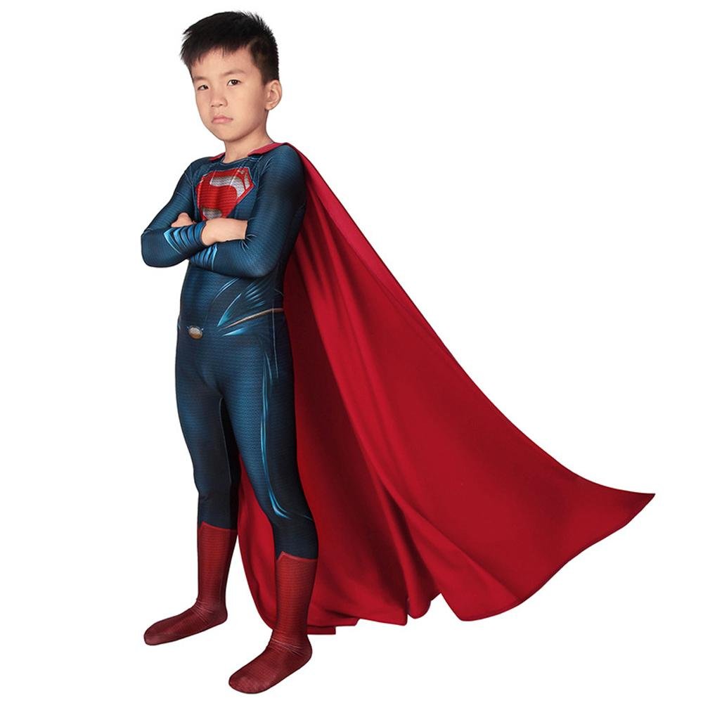 BuyMovie Superman Costumes David Corenswet Cosplay Jumpsuit For Kids Now Cheaper With 3 - 5 Days Ship - PajamasBuy