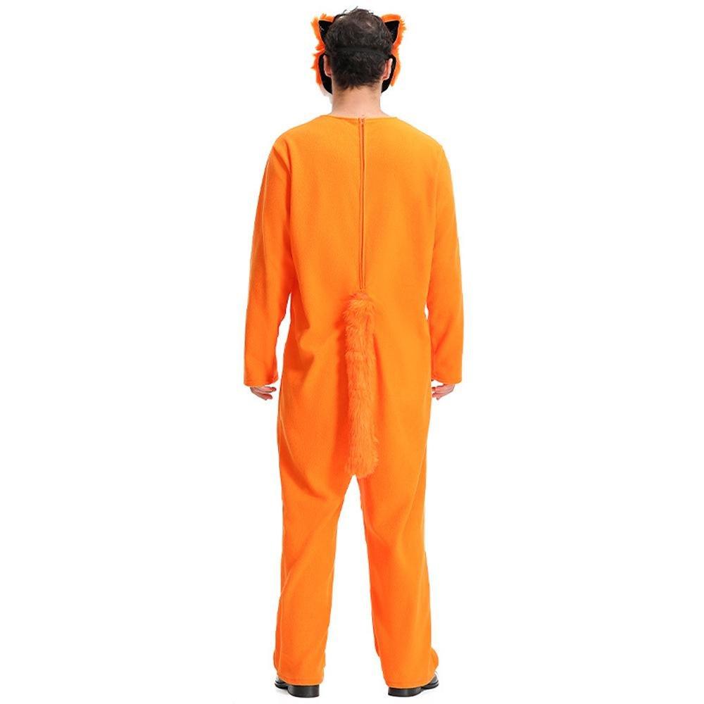 Mr. Sly Fox Animal Adult Jumpsuit Cosplay Costume Carnival - Pajamasbuy