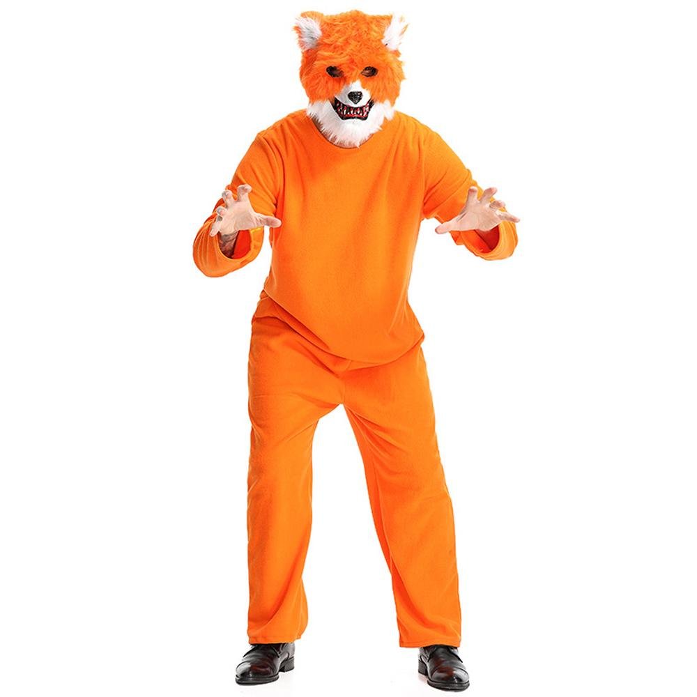 BuyMr. Sly Fox Animal Adult Jumpsuit Cosplay Costume Carnival Now Cheaper With 3 - 5 Days Ship - PajamasBuy