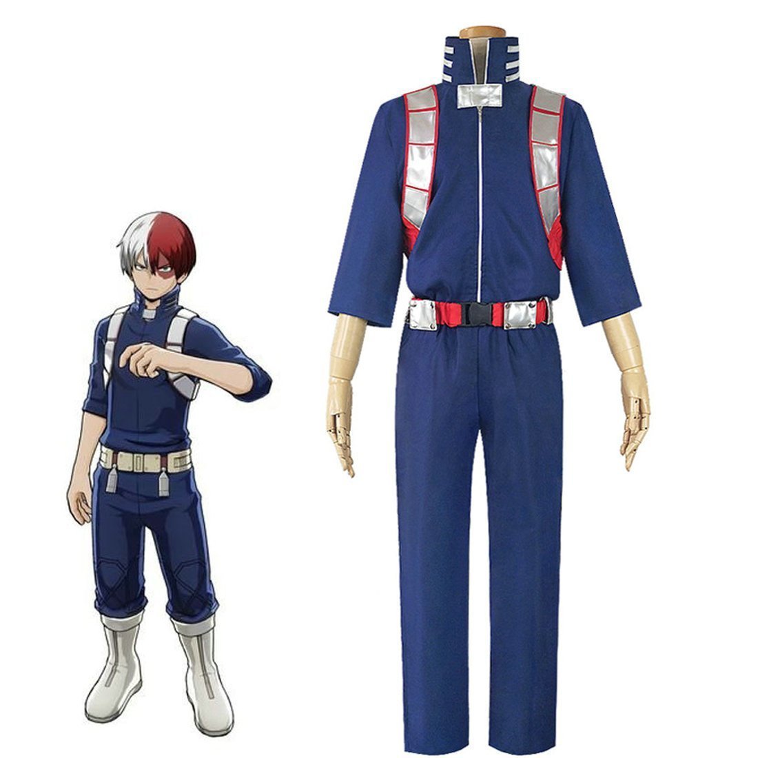 BuyMy Hero Academia Todoroki Shoto Anime Cosplay Costume Performance Sets Now Cheaper With 3 - 5 Days Ship - PajamasBuy