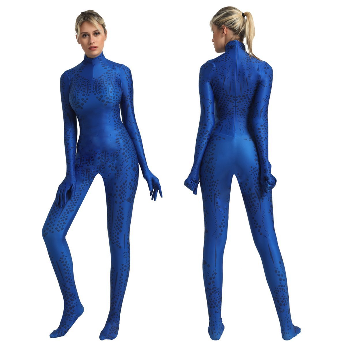 BuyMystique Outfits Halloween Cosplay Costume Bodycon Jumpsuit Now Cheaper With 3 - 5 Days Ship - PajamasBuy