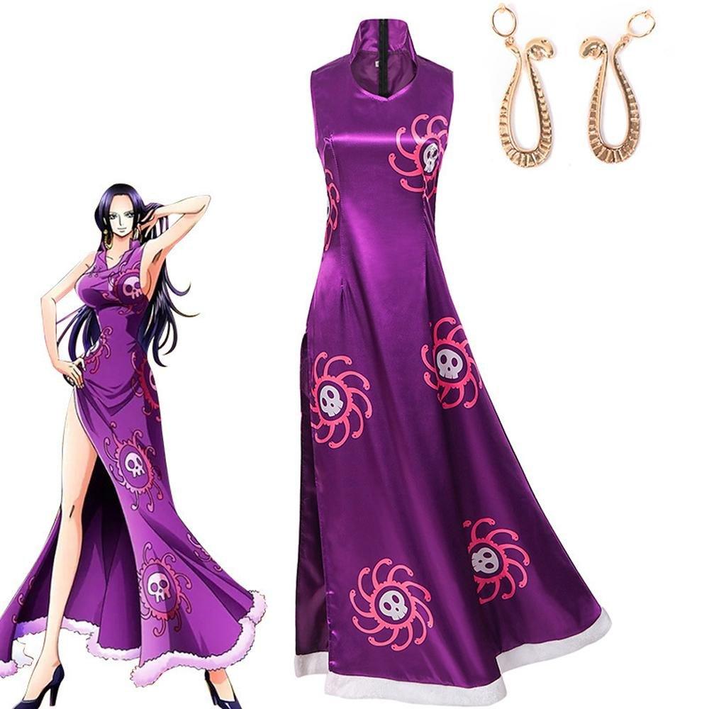 One Piece Boa Hancock Costume Party Carnival Cosplay Full Set - Pajamasbuy