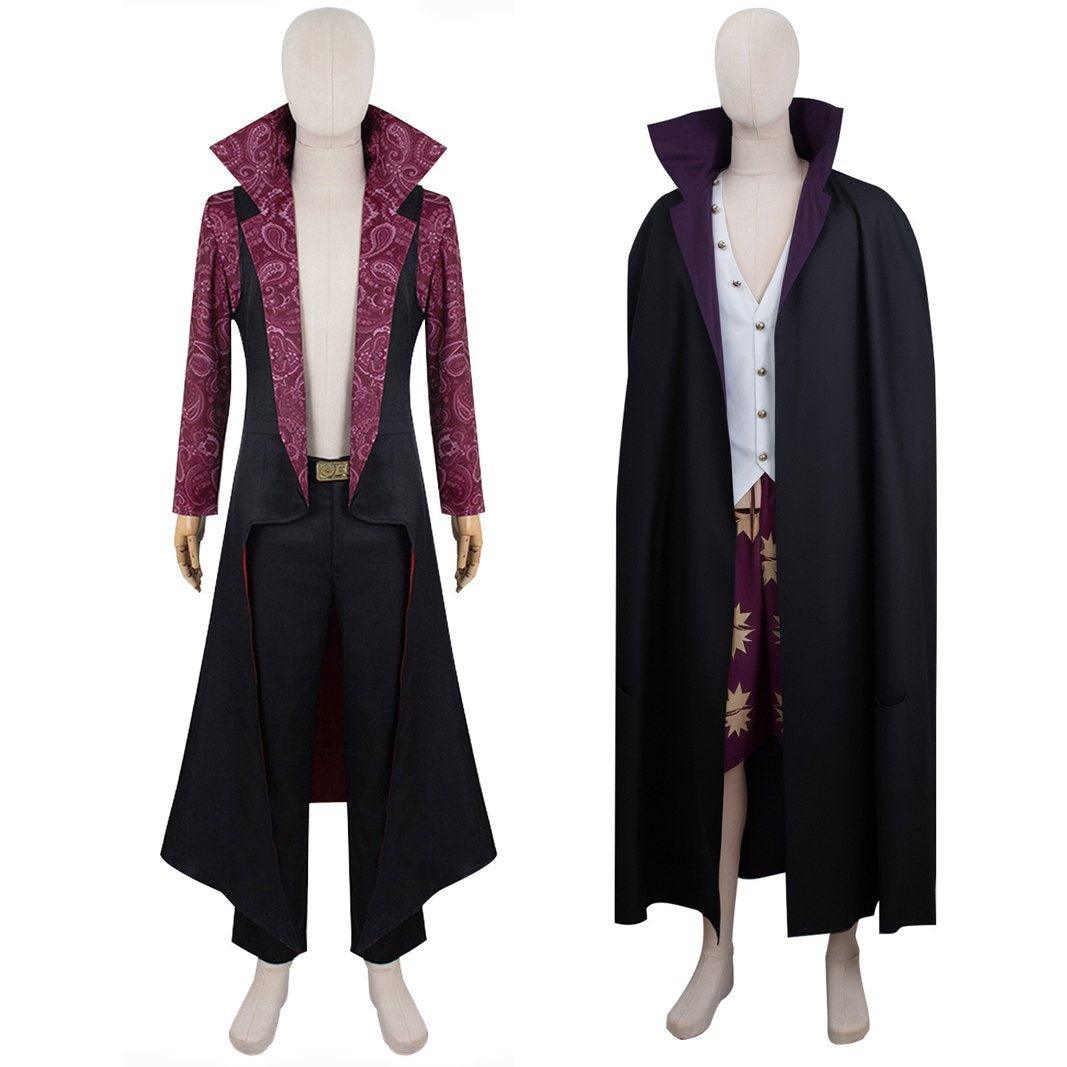 One piece Dracule Mihawk Costume anime cosplay - Pajamasbuy