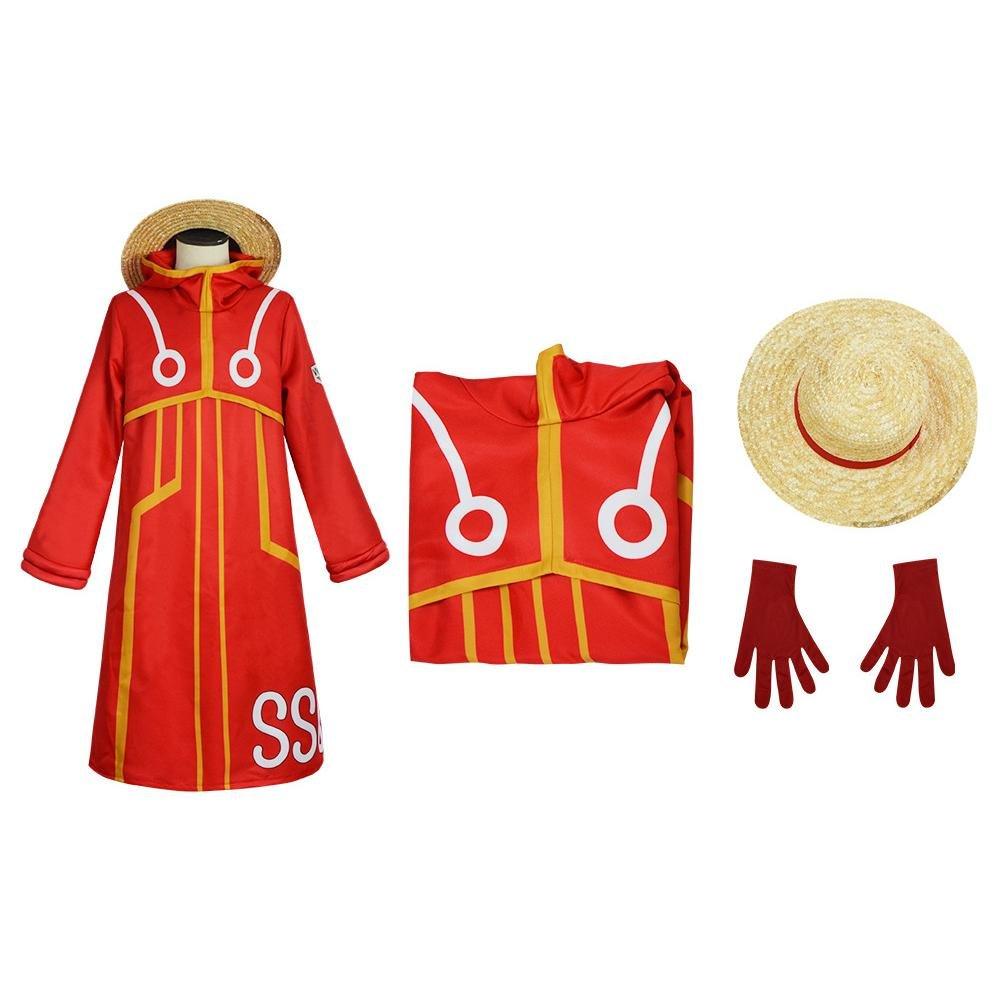 One Piece Egghead Arc 2024 Anime Monkey D. Luffy Costume Party Carnival Halloween Cosplay Full Set - Pajamasbuy