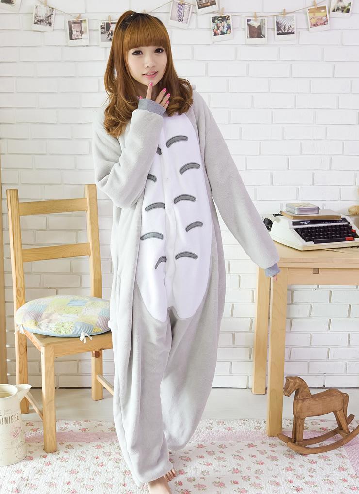 BuyOnesies Hoodie Totoro Pajamas Animal Costume Kigurumi Now Cheaper With 3 - 5 Days Ship - PajamasBuy