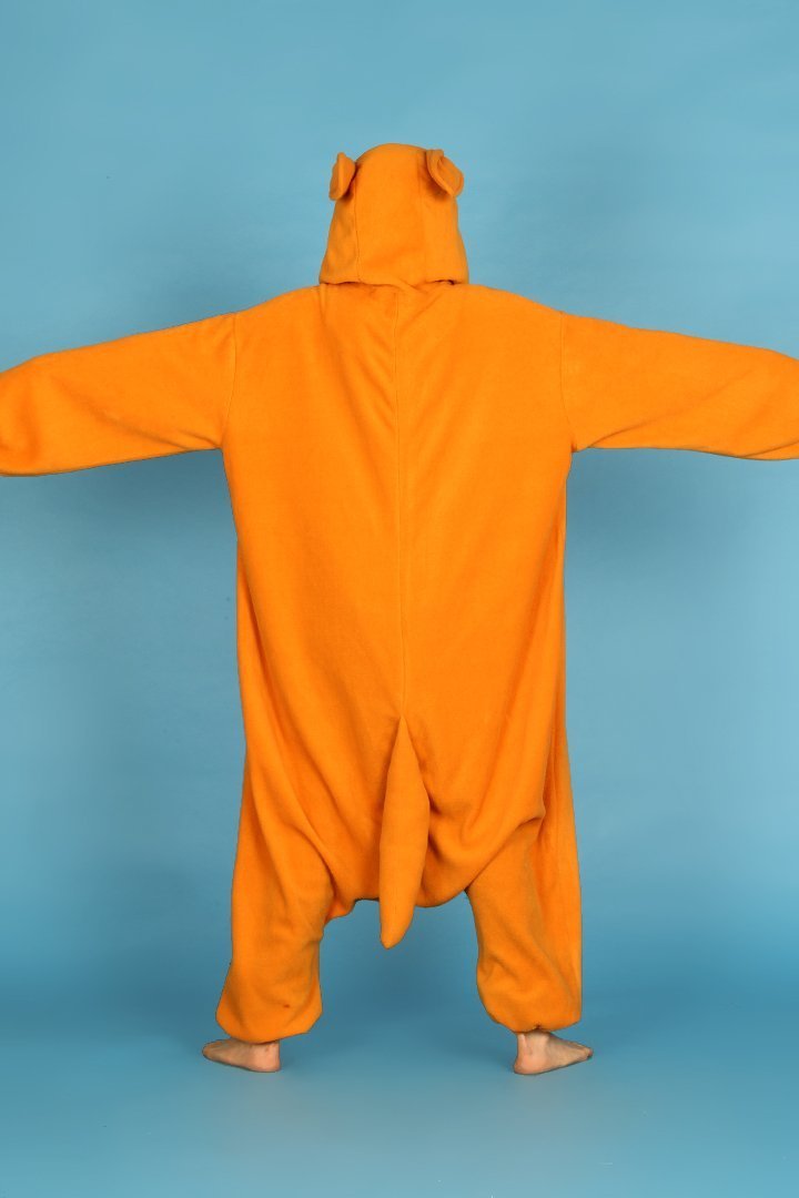 BuyOrange Kangaroo Onesies Hoodie Kigurumi Costume Pajamas Now Cheaper With 3 - 5 Days Ship - PajamasBuy