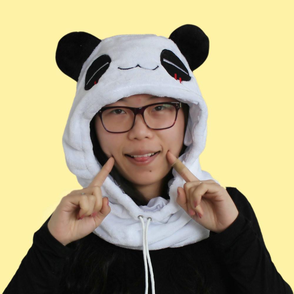 BuyPanda Kigurumi Neck warmer Hooded animal hat Now Cheaper With 3 - 5 Days Ship - PajamasBuy