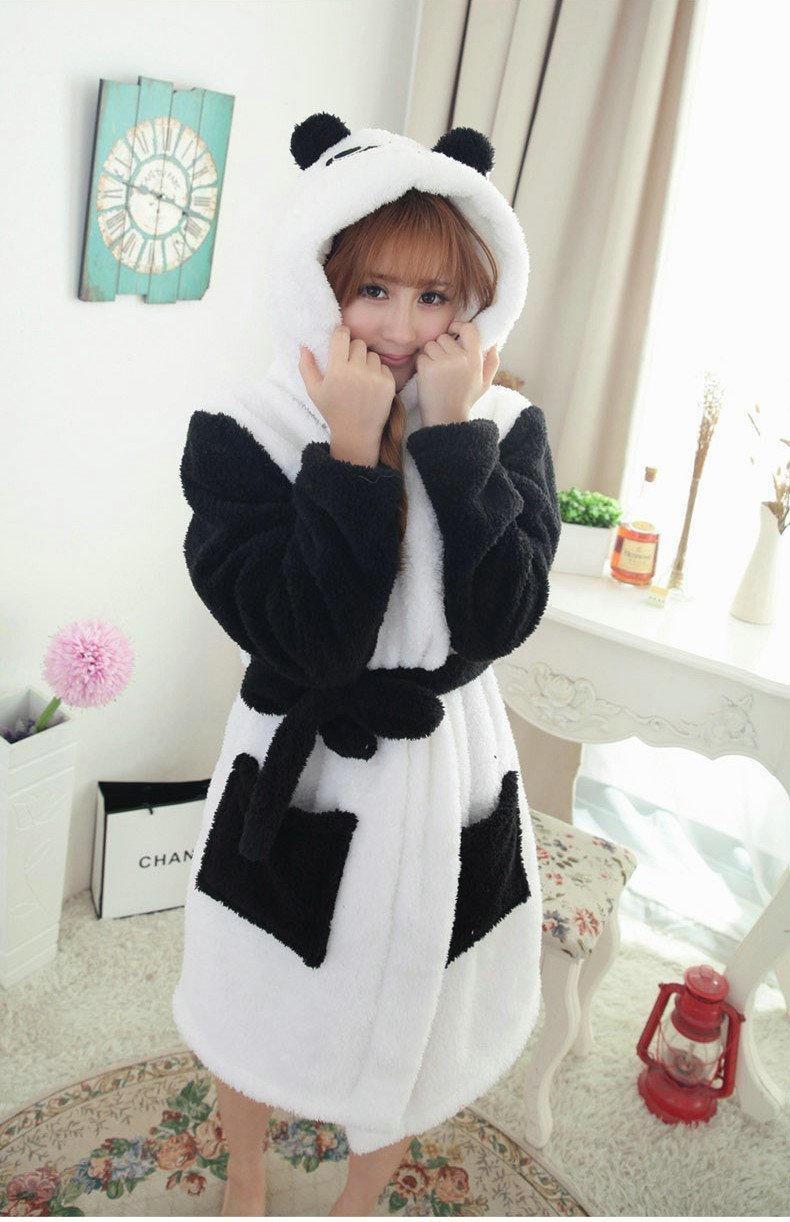 BuyPanda Kigurumi Pajamas Winter Warm Couple Sleepwear Robe Now Cheaper With 3 - 5 Days Ship - PajamasBuy