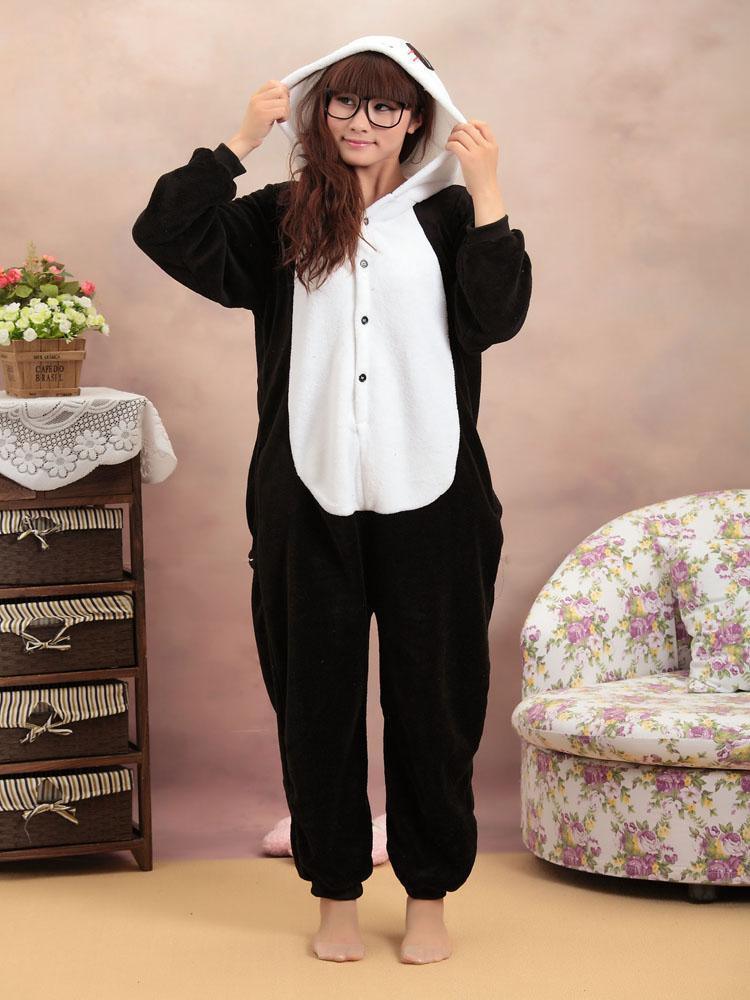 Panda Onesies Hoodie Pajamas Animal Costume Kigurumi - Pajamasbuy