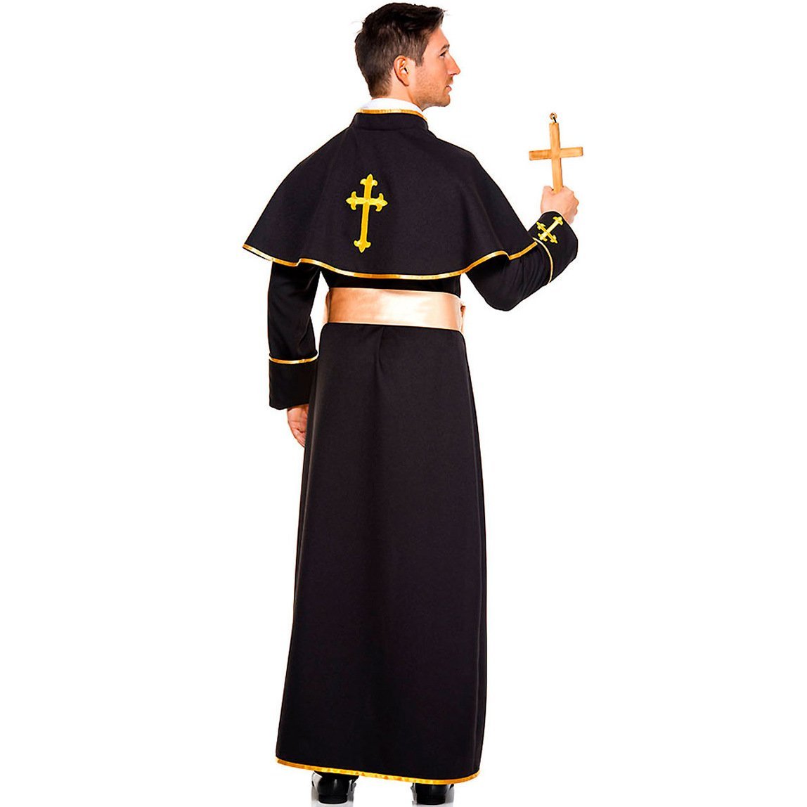 BuyPastor Fr Nun Couples Costume Halloween Outfits Cosplay Party Carnival Now Cheaper With 3 - 5 Days Ship - PajamasBuy