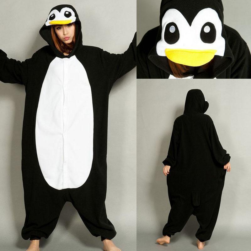 BuyPenguin Onesies Hoodie Pajamas Animal Kigurumi Costume Now Cheaper With 3 - 5 Days Ship - PajamasBuy