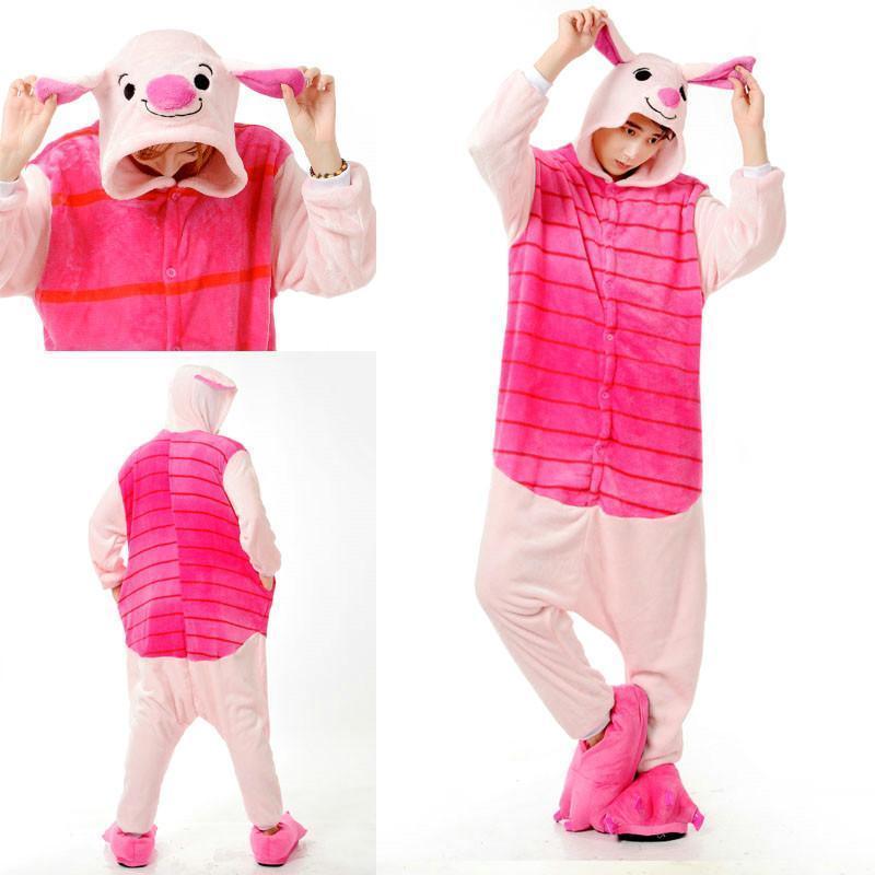 Piglet Onesies Kigurumi Pajamas Pyjama Animal Costume - Pajamasbuy