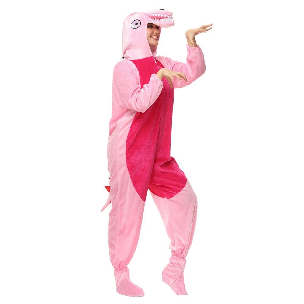 BuyPink Dinosaur momo Animal kigurumi onesies Costume Now Cheaper With 3 - 5 Days Ship - PajamasBuy