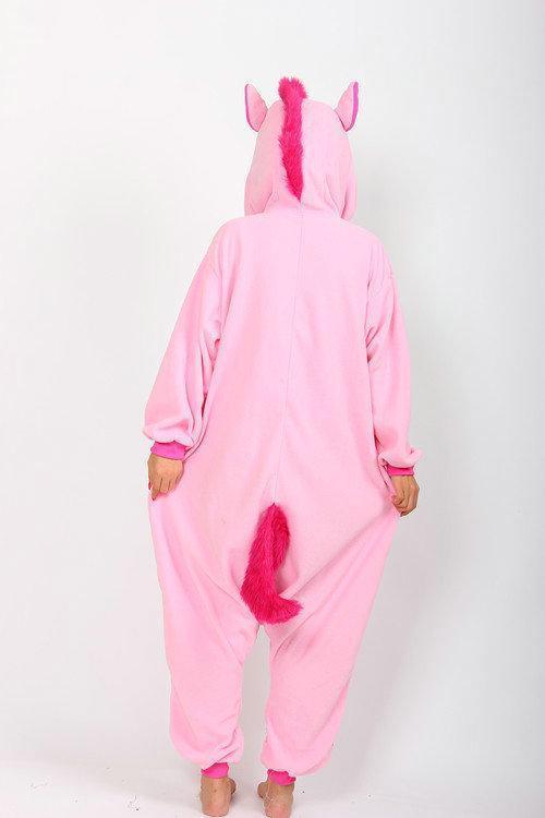 Pink Unicorn Onesies Kigurumi Adult Animal Costume Pajamas - Pajamasbuy