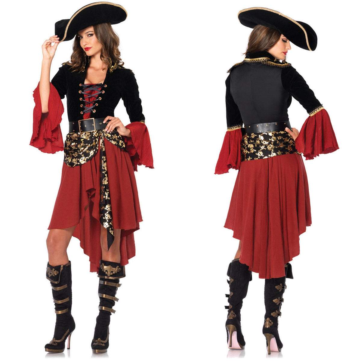 BuyPirate Outfit Costume Female Women Halloween Cosplay Fancy Dress Now Cheaper With 3 - 5 Days Ship - PajamasBuy