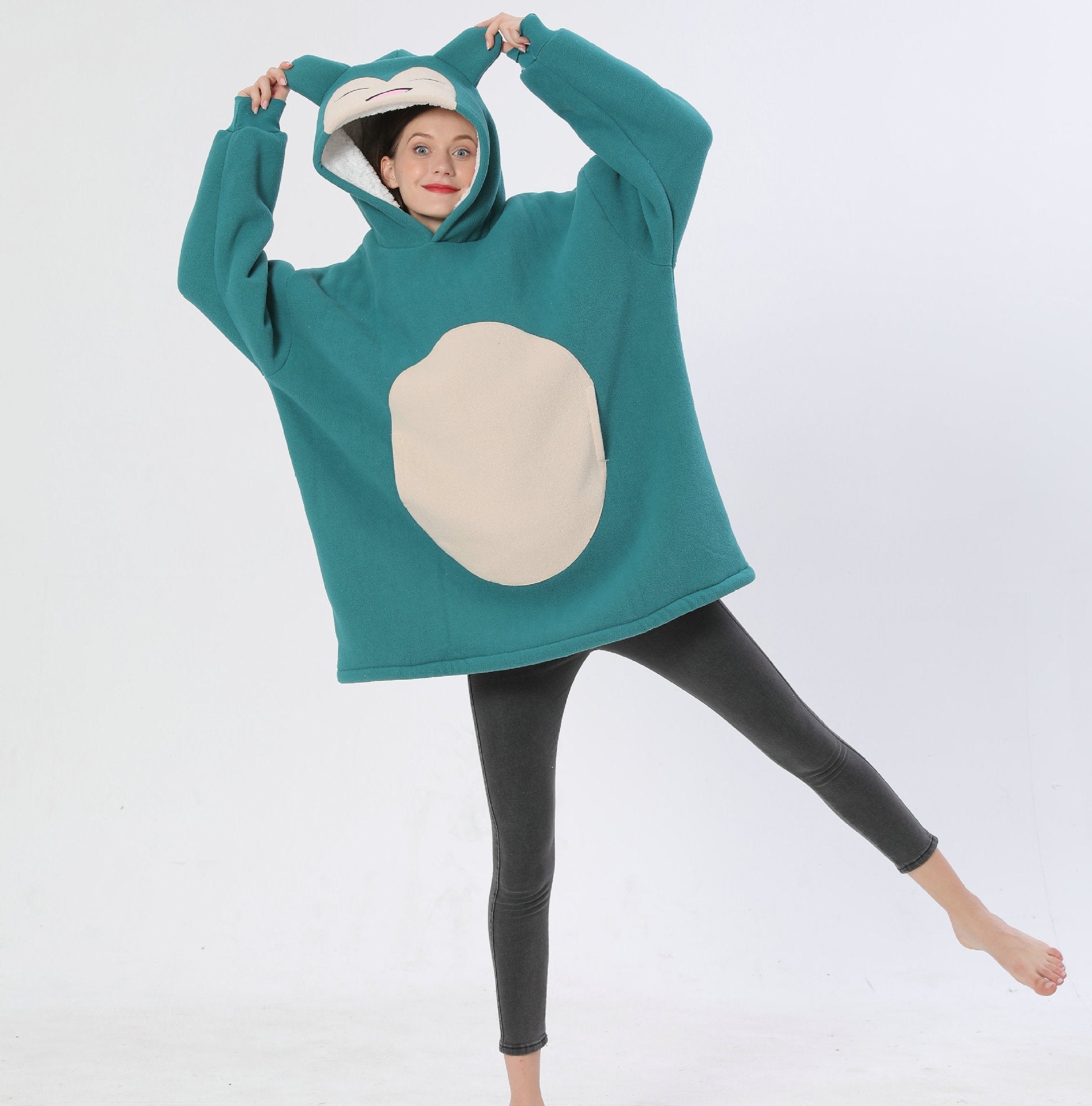 BuyPokémon Snorlax Costume Keep Warm Cozy Lazy TV Blanket Pajamas Now Cheaper With 3 - 5 Days Ship - PajamasBuy