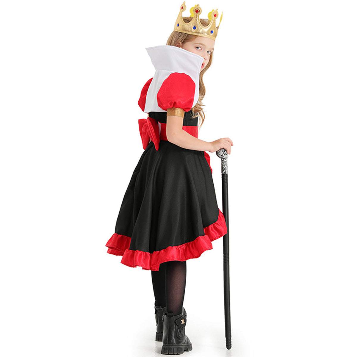 BuyQueen of Hearts Outfits Halloween Carnival Suit Cosplay Costume For Kids Now Cheaper With 3 - 5 Days Ship - PajamasBuy