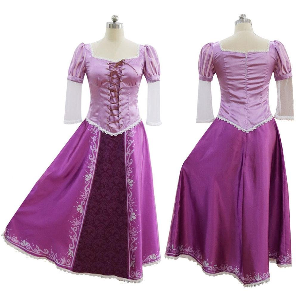 BuyRapunzel Princess Costume for Women and Girls Tangled Cosplay Dress for Halloween Now Cheaper With 3 - 5 Days Ship - PajamasBuy