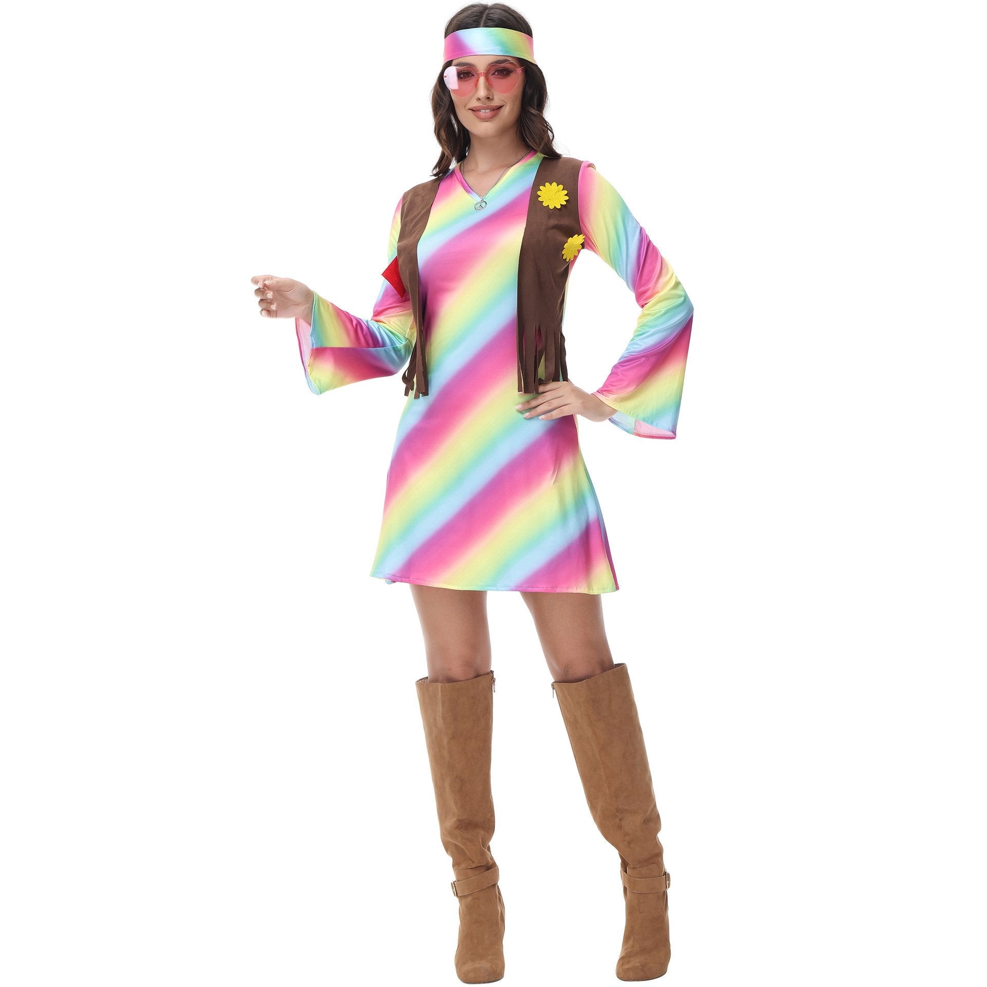 BuyRetro Disco 80s Costumes Vintage Cosplay Halloween Outfit Fancy Dress Now Cheaper With 3 - 5 Days Ship - PajamasBuy