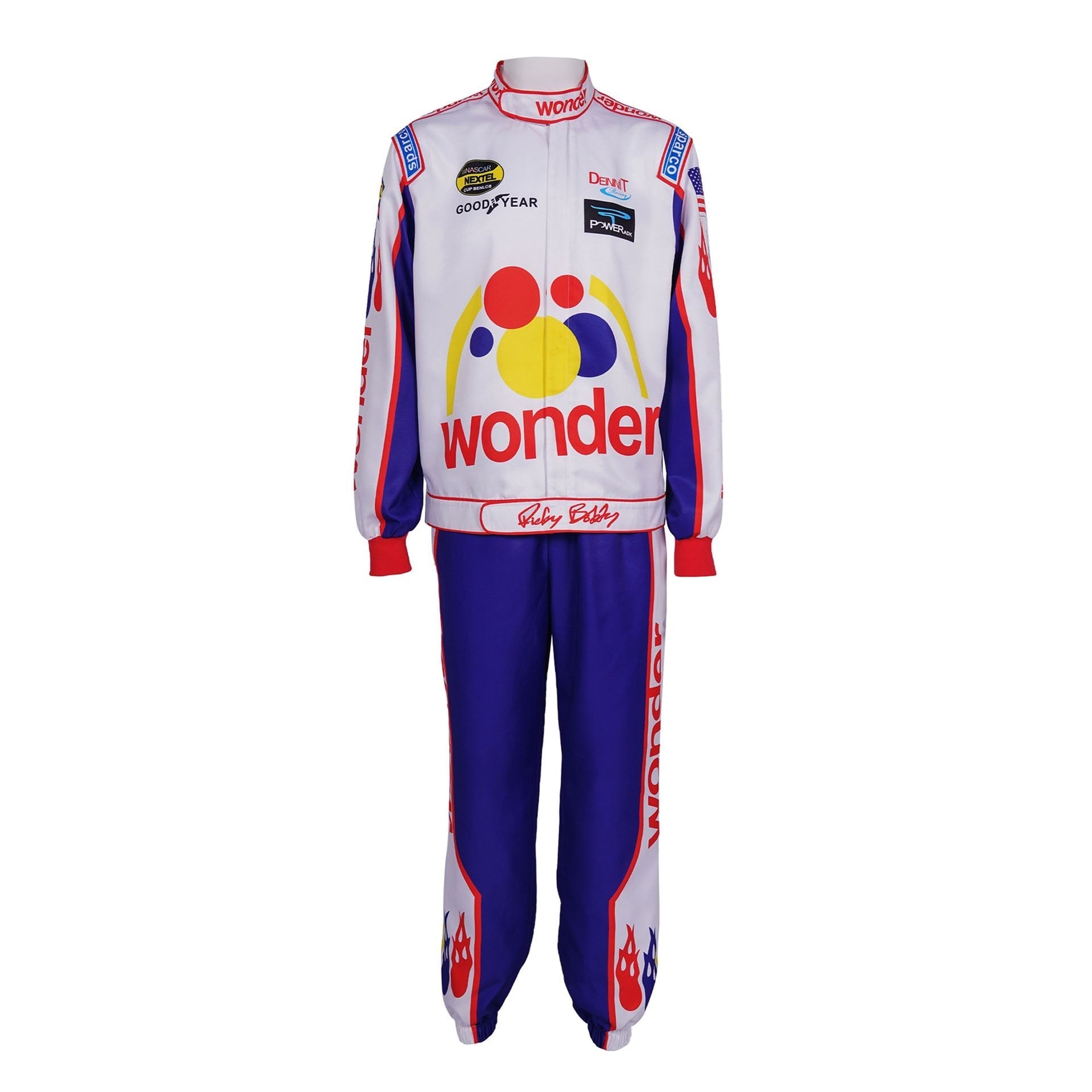 BuyRicky Bobby Racing Costume Adult Talladega Nights Halloween Cosplay Suit Now Cheaper With 3 - 5 Days Ship - PajamasBuy