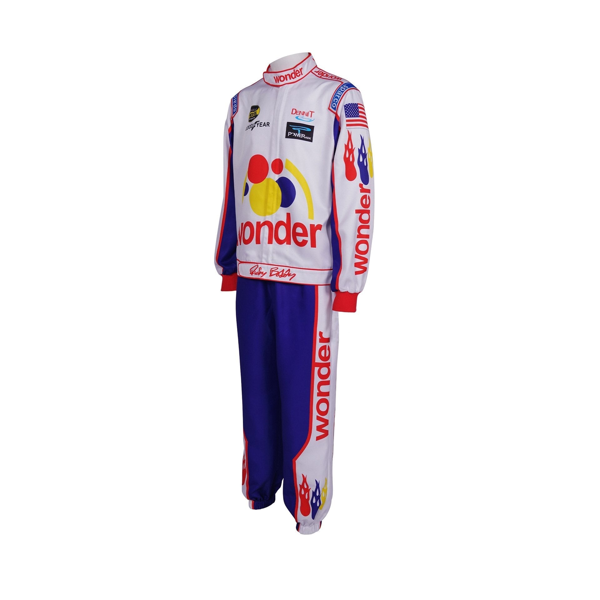 BuyRicky Bobby Racing Costume Adult Talladega Nights Halloween Cosplay Suit Now Cheaper With 3 - 5 Days Ship - PajamasBuy