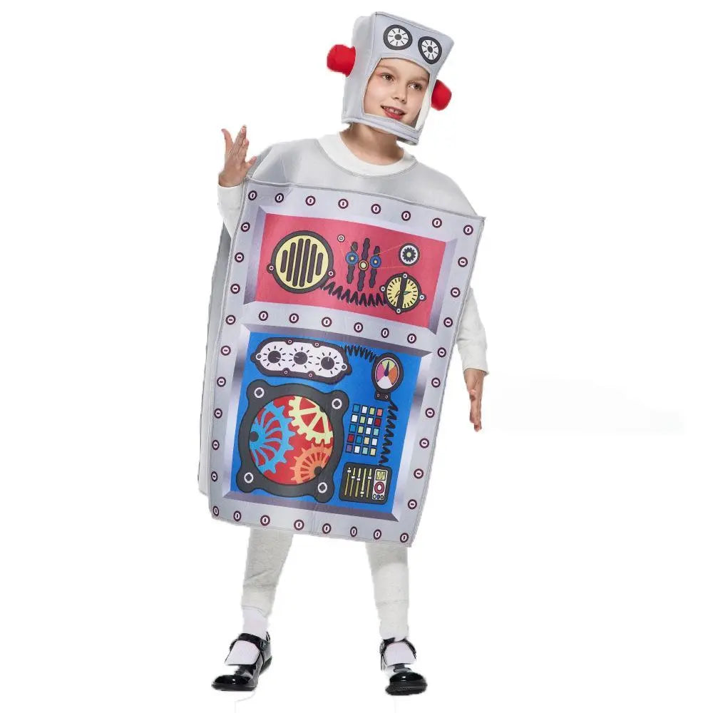 robot Cosplay Compound Sponge Party halloween Costumes for Kids - Pajamasbuy