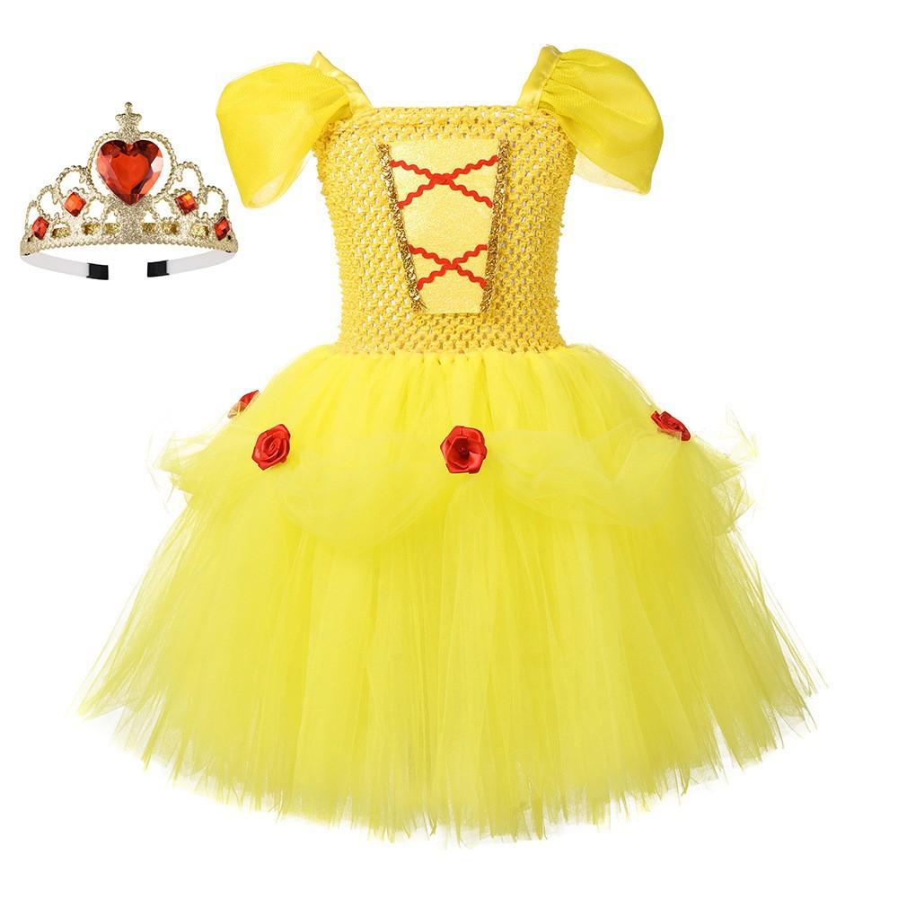 BuySnow White Princess Costume Kids Girls Cosplay Party Tutu Cake Dress Halloween Outfit Now Cheaper With 3 - 5 Days Ship - PajamasBuy