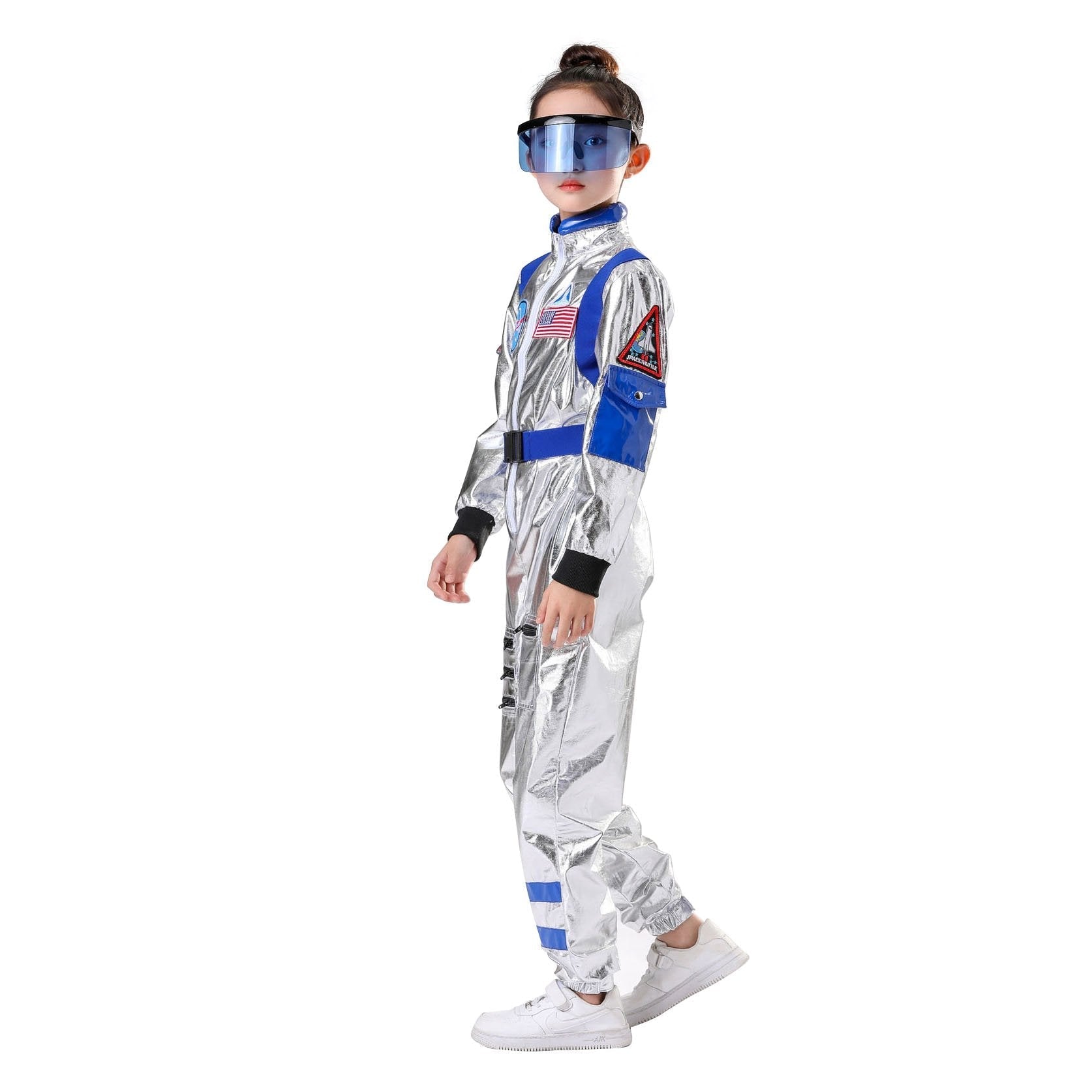 BuySpace Suit Astronaut Couples Costume Carnival Halloween For Kids Girls Boys Now Cheaper With 3 - 5 Days Ship - PajamasBuy