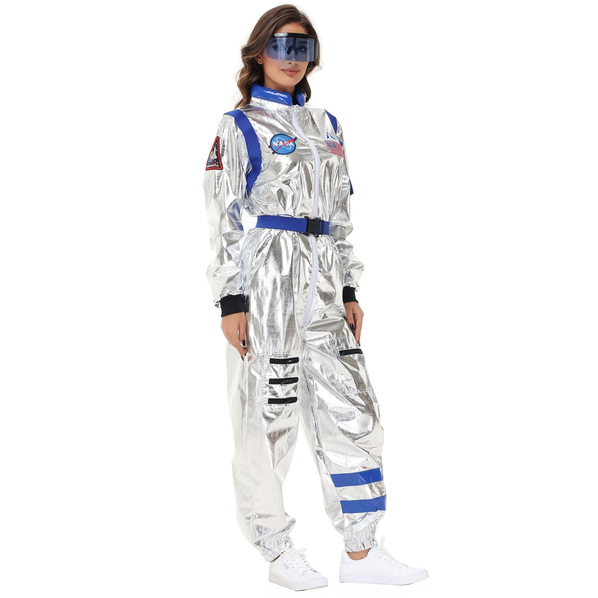 Space Suit Astronaut Couples Costume Carnival Halloween For Women Men - Pajamasbuy