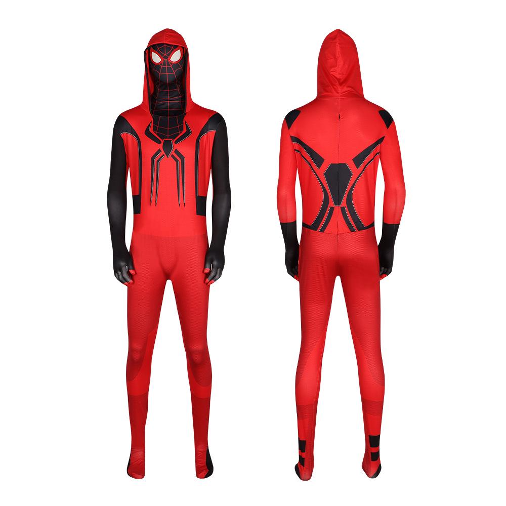 BuySpider - Man 2099 PS5 Comics Miles Morales Jumpsuit Halloween Cosplay Costume Bodysuit Now Cheaper With 3 - 5 Days Ship - PajamasBuy