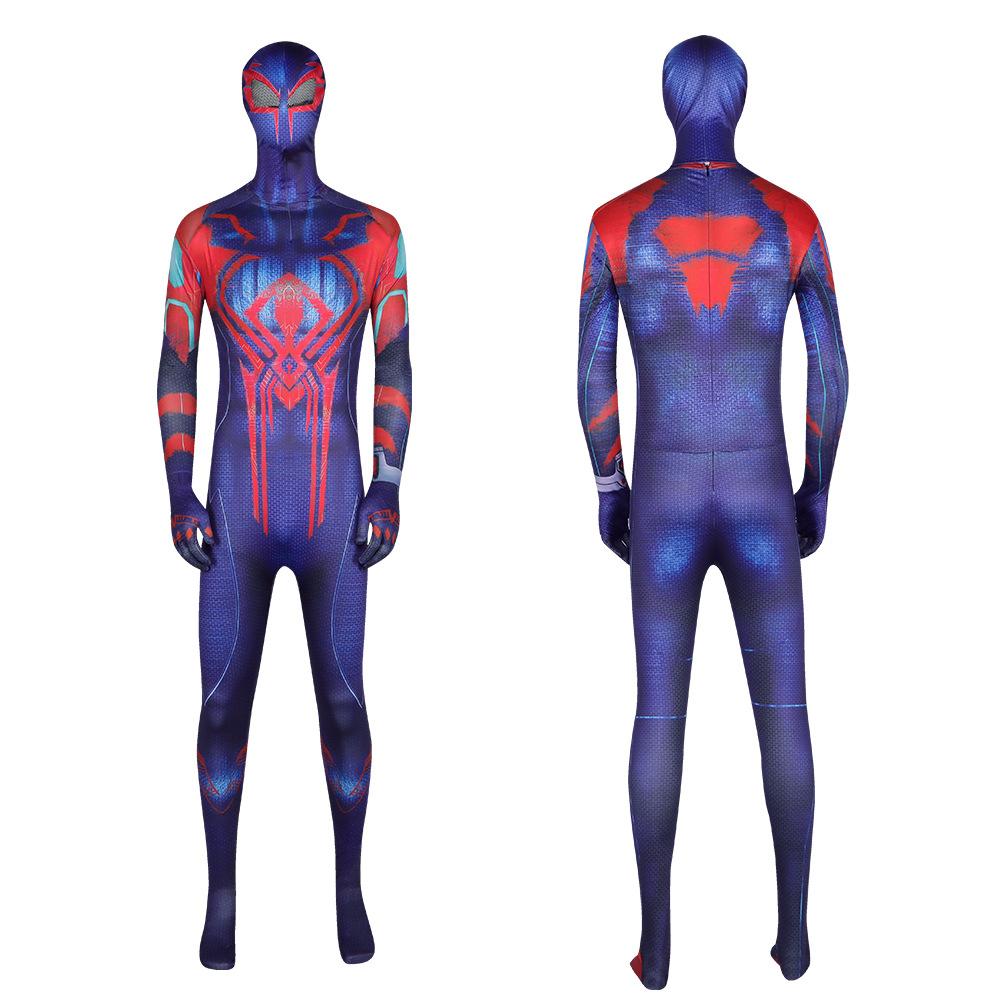 BuySpider Man Across the Spider Verse Miguel O'Hara Zentai Cosplay Costume Outfits Halloween Carnival Suit Adults Now Cheaper With 3 - 5 Days Ship - PajamasBuy