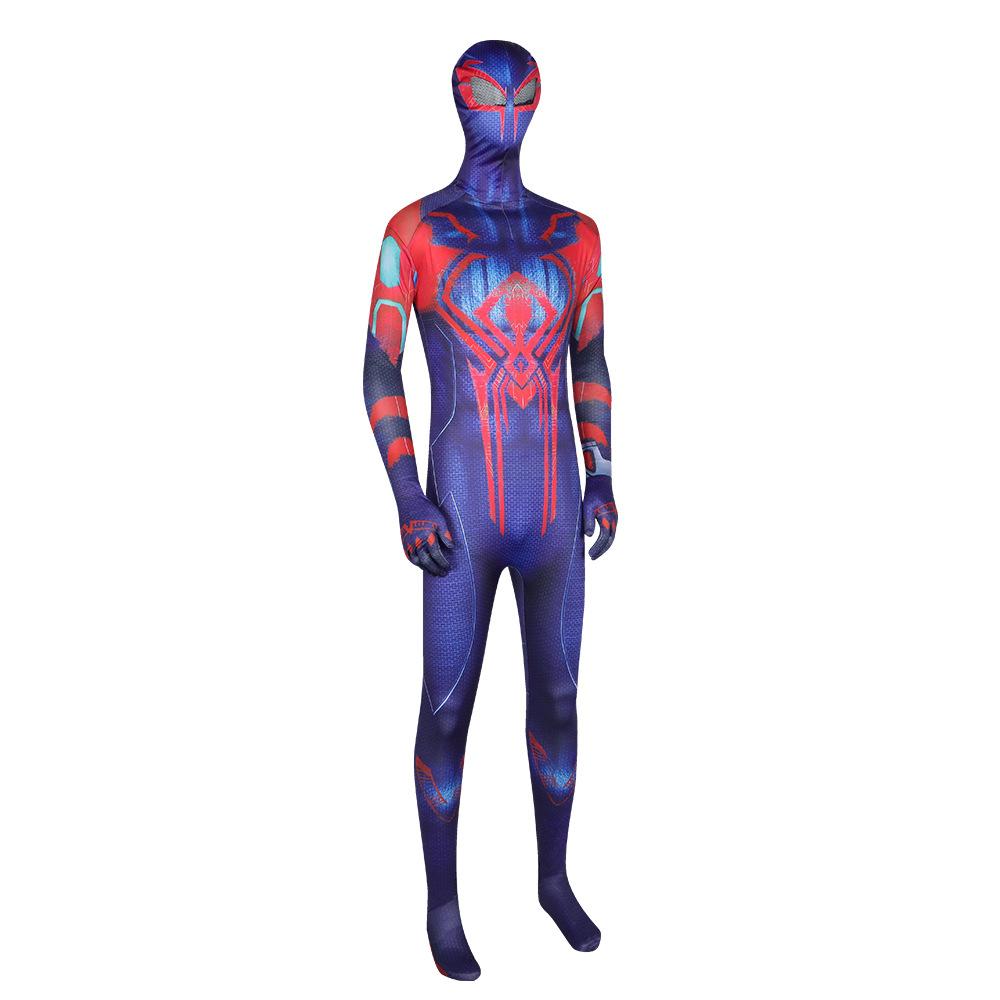 BuySpider Man Across the Spider Verse Miguel O'Hara Zentai Cosplay Costume Outfits Halloween Carnival Suit Adults Now Cheaper With 3 - 5 Days Ship - PajamasBuy