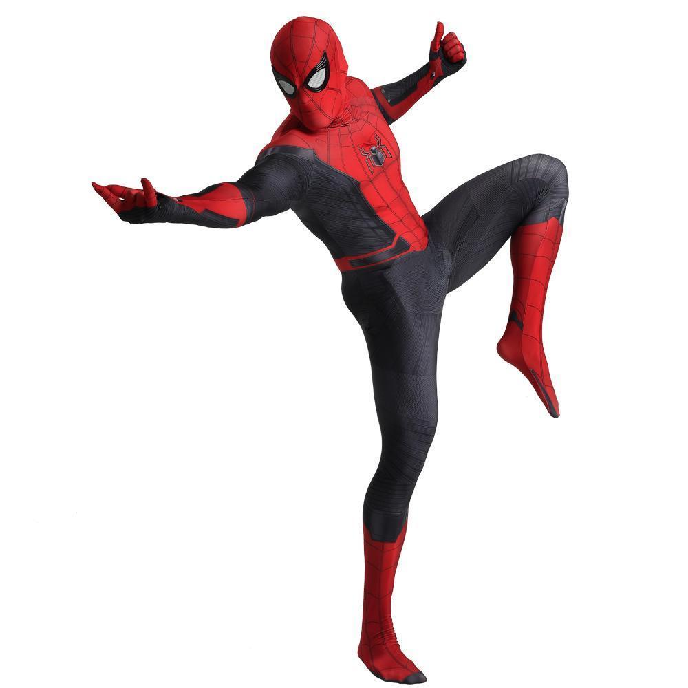 BuySpider - Man Far From Home Peter B Parker Cosplay Costume Halloween Outfits Bodysuit For Adult Kids Now Cheaper With 3 - 5 Days Ship - PajamasBuy