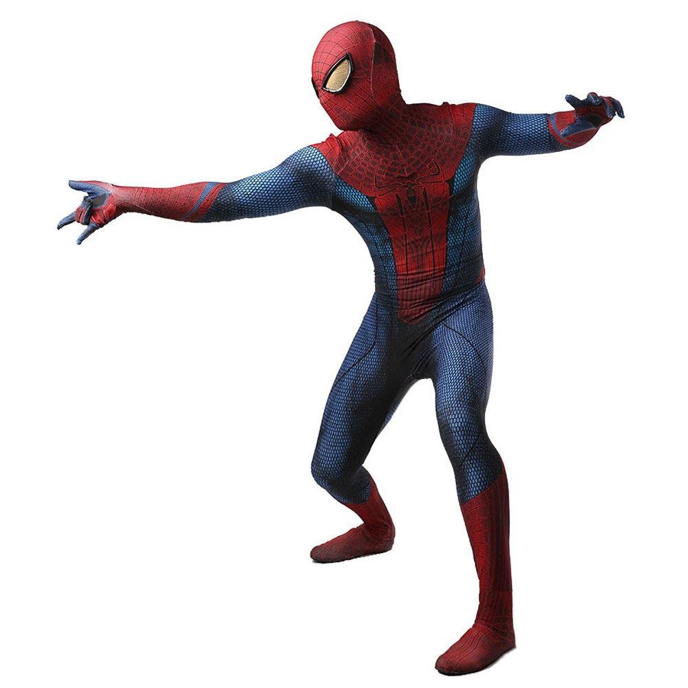 BuySpider - Man Peter B Parker Cosplay Costume Full Set Zentai Jumpsuit Now Cheaper With 3 - 5 Days Ship - PajamasBuy