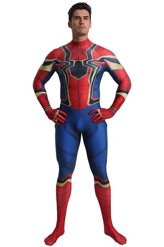 BuySpider - man Peter B Parker Halloween Party Cosplay Costume Zentai Jumpsuit Now Cheaper With 3 - 5 Days Ship - PajamasBuy