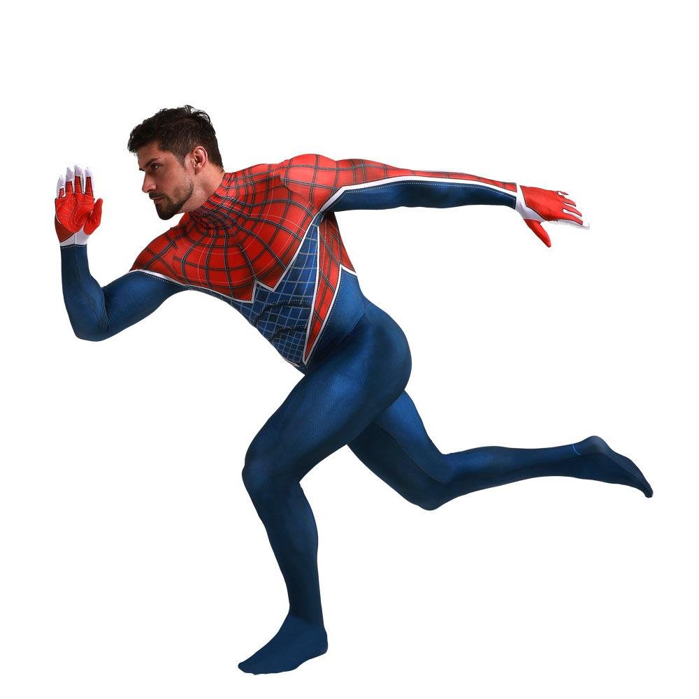 BuySpider - Man Punk Hobart Brown Cosplay Costume Jumpsuit Across the Spider - Verse Edition Now Cheaper With 3 - 5 Days Ship - PajamasBuy