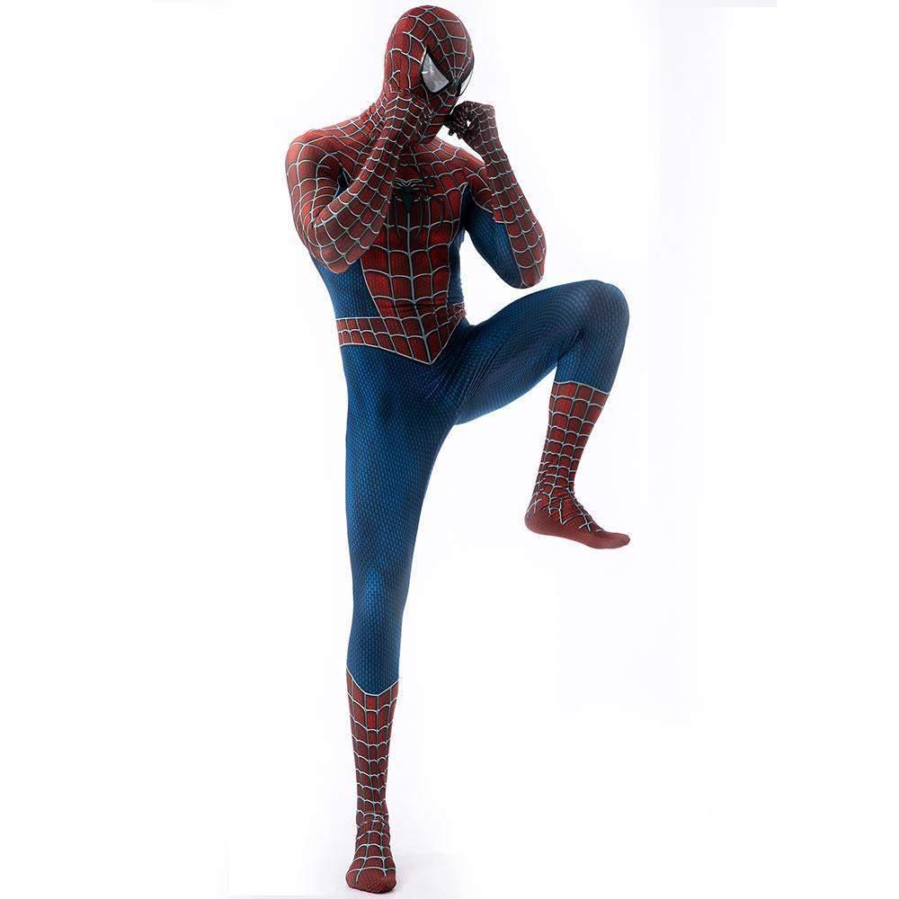 Spider - Man Tony Costume Cosplay Jumpsuit Superhero Bodysuit Tights Halloween - Pajamasbuy