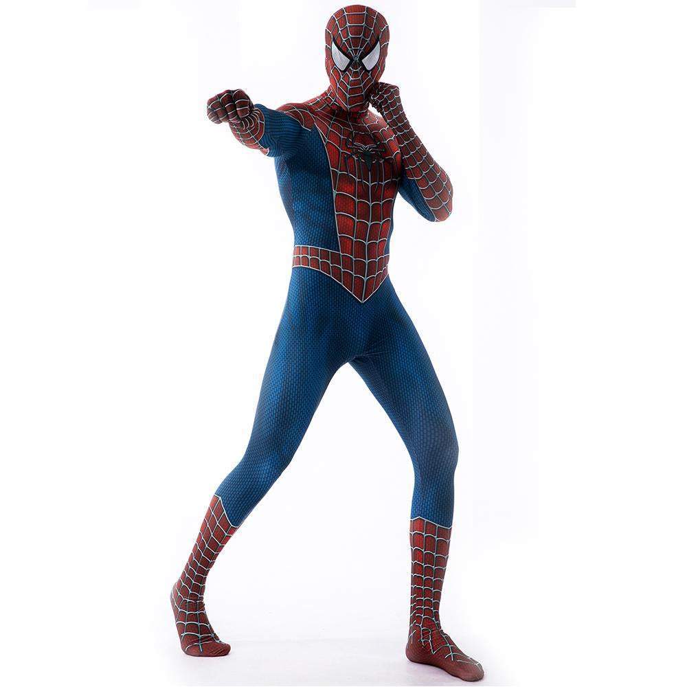 BuySpider - Man Tony Costume Cosplay Jumpsuit Superhero Bodysuit Tights Halloween Now Cheaper With 3 - 5 Days Ship - PajamasBuy