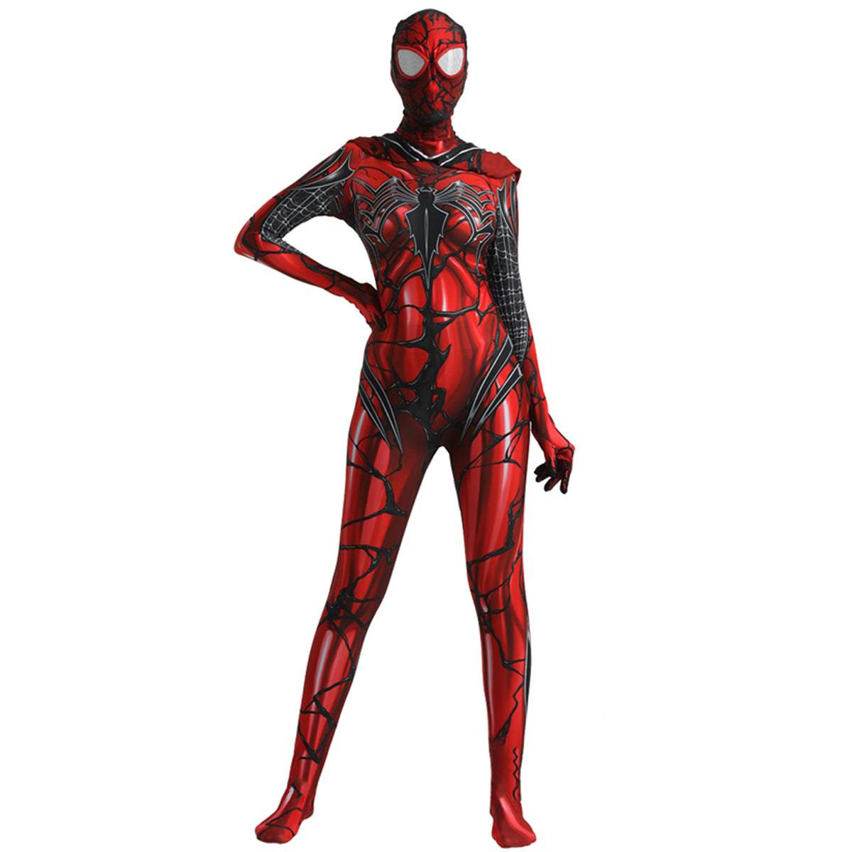 BuySpider - Man Venom Spider - Gwen Stacy Jumpsuit Lady Carnage Hooded Cosplay Costume Halloween Now Cheaper With 3 - 5 Days Ship - PajamasBuy